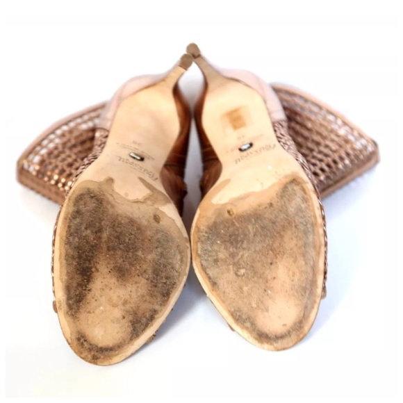 Jerome C. Rousseau Rose Gold Ankle Boots 38 - Picture 7 of 7